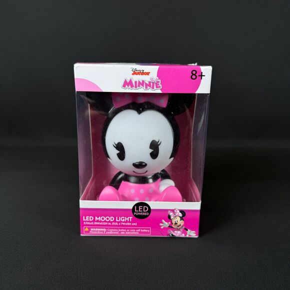 Disney Junior Minnie Mouse 5" LED Mood Light Led Powered - Brand New in box - Picture 1 of 6